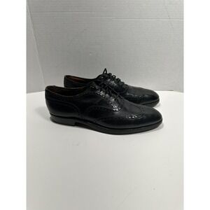 Church's Alan McAfee England Men Sz 10  Black Leather Oxford Shoes Laces Classic